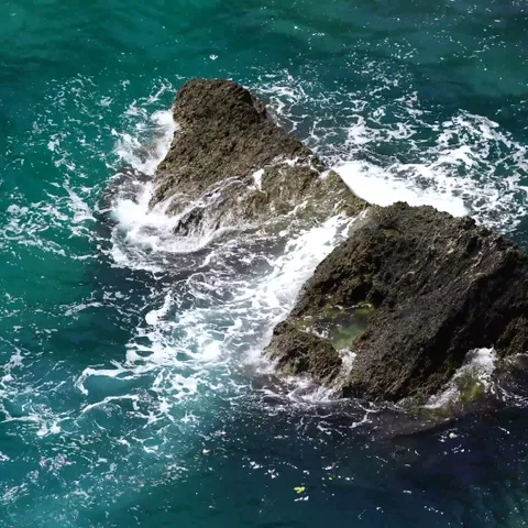 Cinematic drone shot